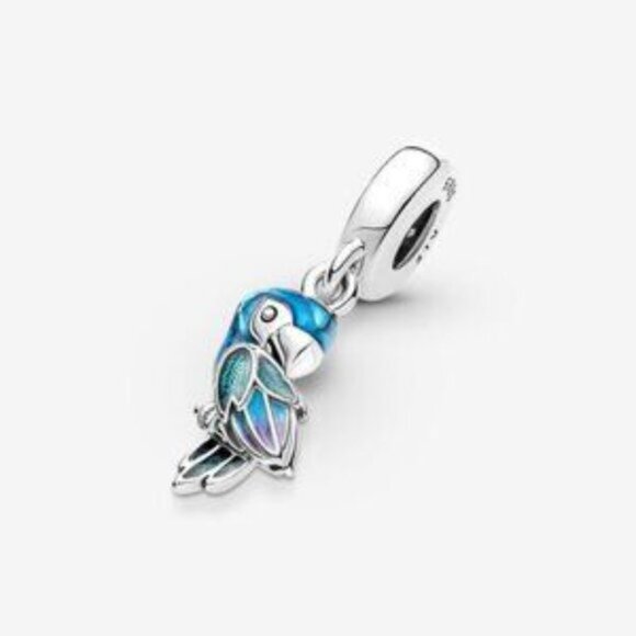 Pandora Jungle Paradise Parrot Dangle Chart - Picture 3 of 5